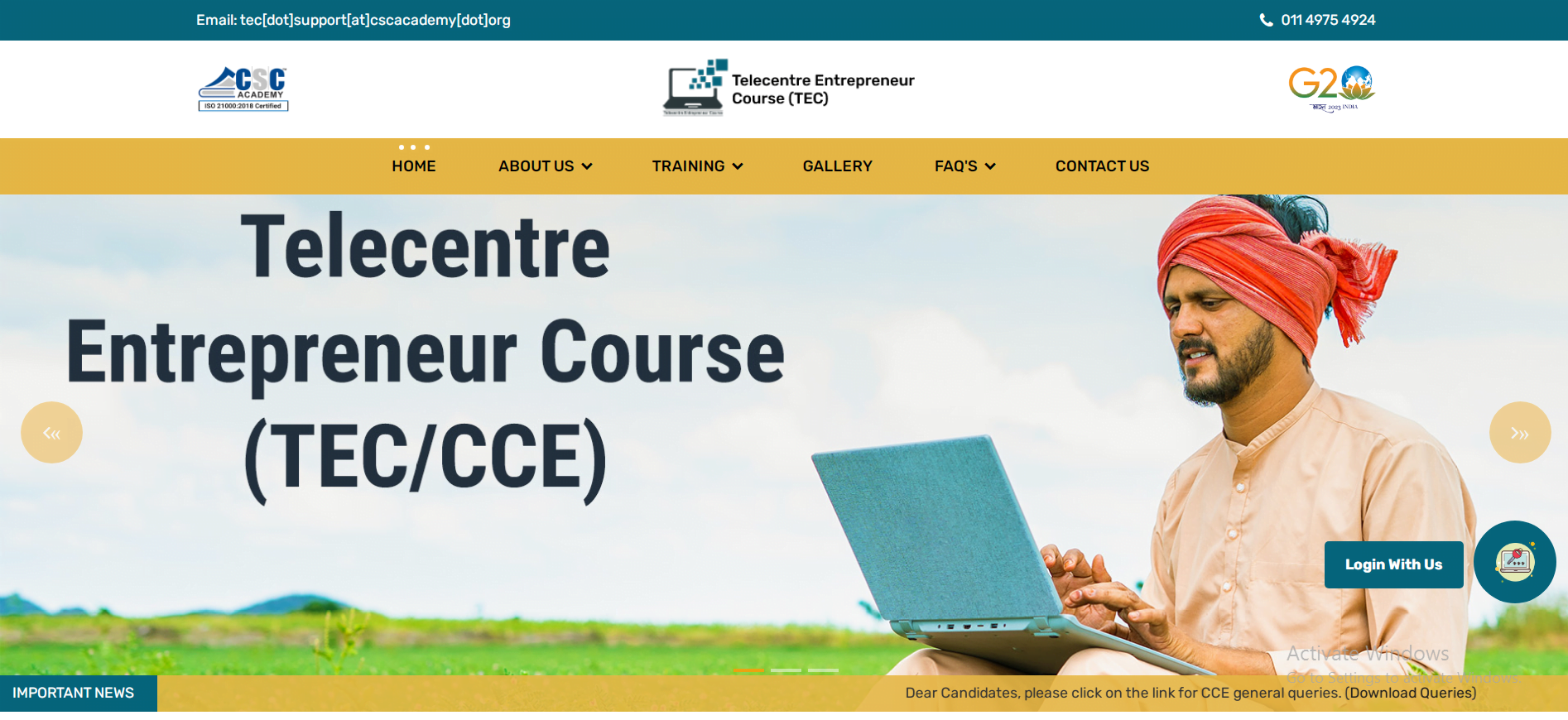 How to apply for the TEC certificate