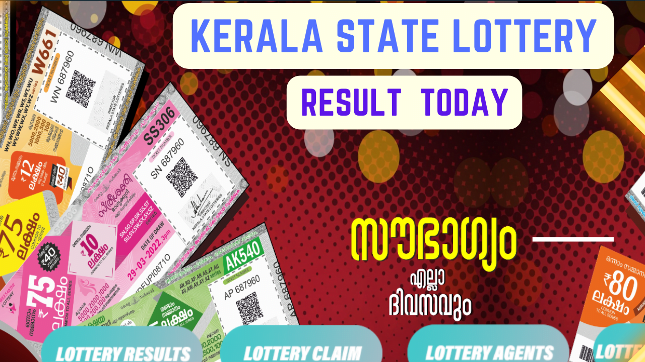 Kerala State Lottery result today