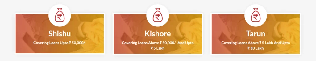 Types of Mudra Loan