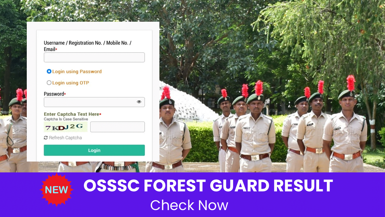 OSSSC Forest Guard Result