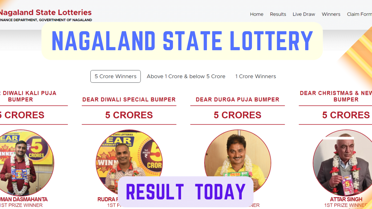 Nagaland State Lottery Result Today