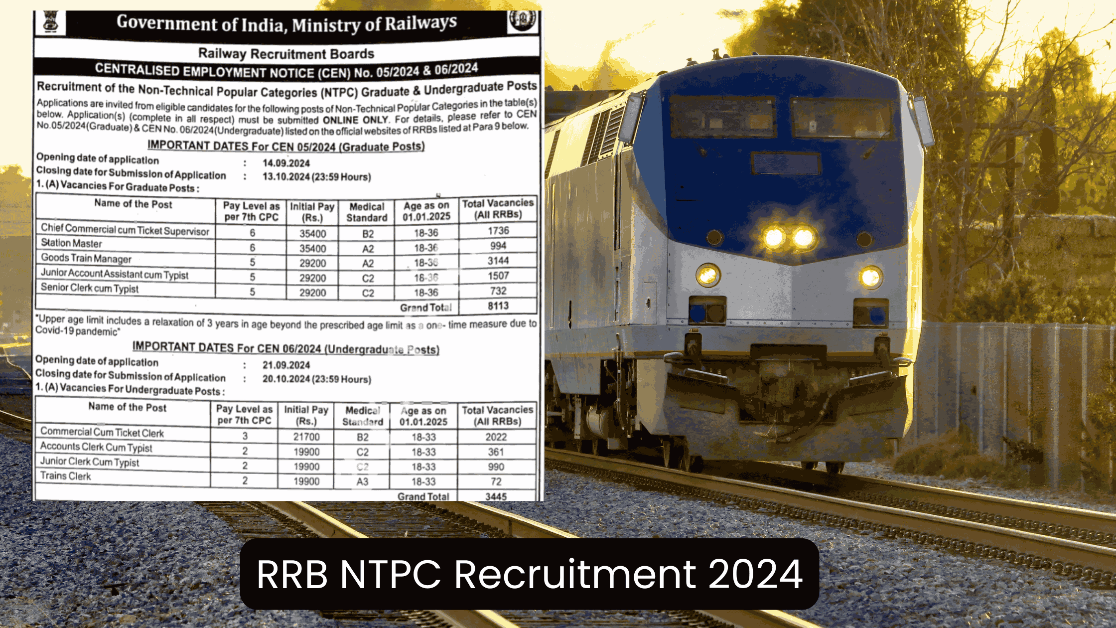 RRB NTPC Recruitment