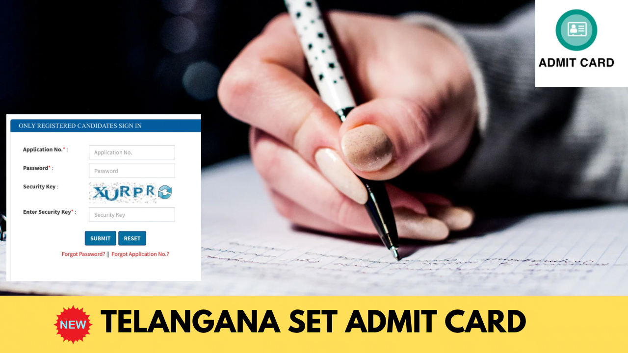 TS SET Admit Card