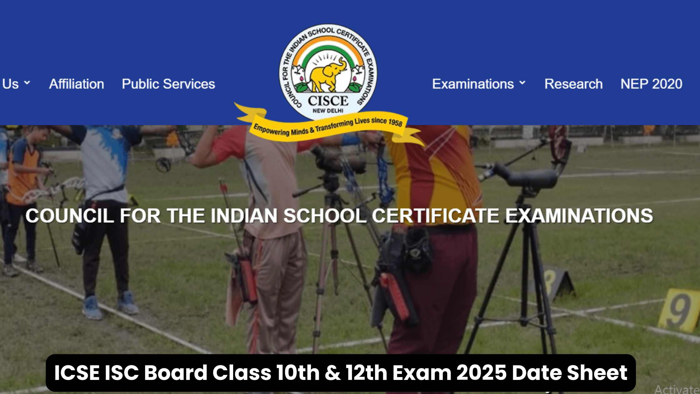 ICSE ISC Board Class 10th 12th Exam 2025 Date Sheet Out Check 