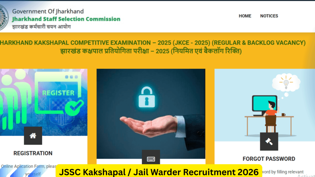 JSSC Kakshapal/ Jail Warder Recruitment 2026